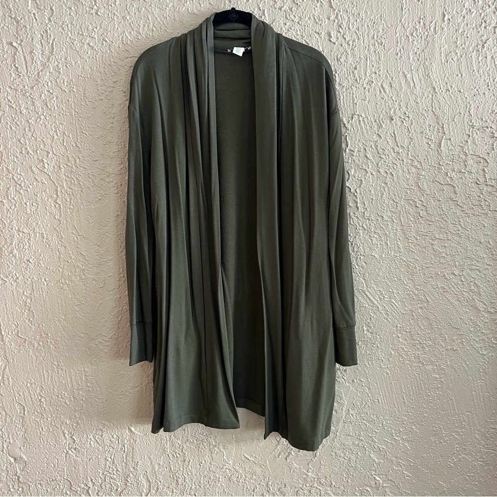 ⭐️ Daily Ritual Green Open-Front Cardigan Sweater
